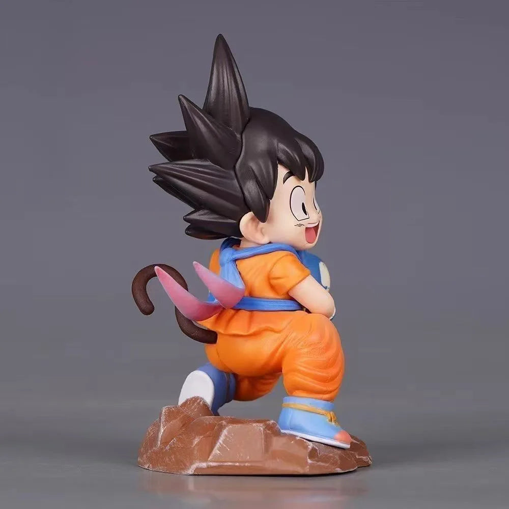 10cm Anime Dragon Ball Z Figure Goku Figure Goku Embrace Pura PVC GK Figures Yamcha Anime Collectible Model Toys Gifts