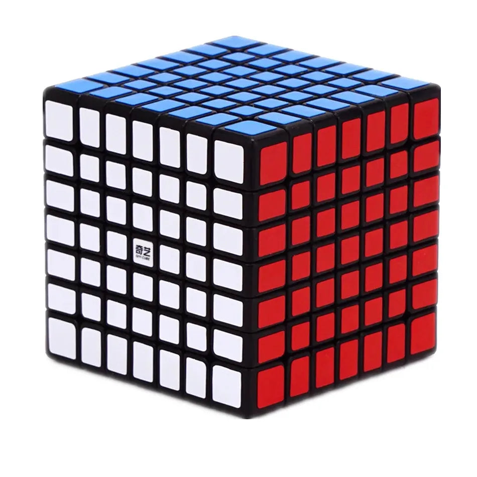 Qiyi Magic Cube 2x2 3x3 4x4 5x5 6x6 Black Stickers Educational Puzzle  Magic Cube Toys For Children Kids Gift Toy Cubo Magico